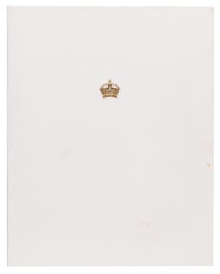 Lot #236 Elizabeth, Queen Mother Signed Christmas Card (1978) - Image 2