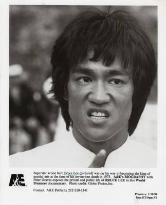 Lot #664 Bruce Lee: John Saxon Signed Photograph and Original 'Enter the Dragon' Publicity Photograph - Image 2