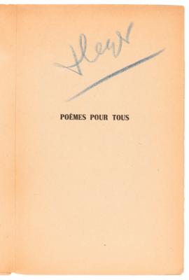 Lot #440 Pablo Picasso and Fernand Leger Signed Book - Poèmes pour tous par Paul Eluard - Image 6