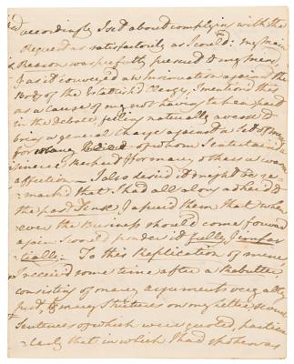 Lot #172 William Wilberforce Autograph Letter Signed on Politics and Abolition: "Plunged up to the chin in slave papers" - Image 5