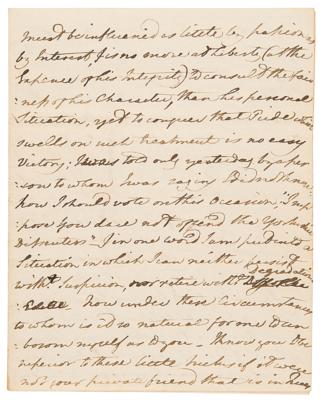 Lot #172 William Wilberforce Autograph Letter Signed on Politics and Abolition: "Plunged up to the chin in slave papers" - Image 8