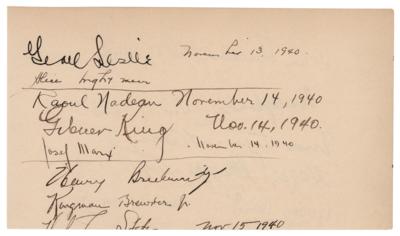 Lot #555 Arnold Schoenberg Signature - Image 2