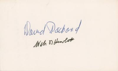 Lot #246 Bill Hewlett and Dave Packard Signatures - Image 1