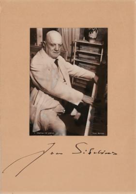 Lot #559 Jean Sibelius Signature - Image 1