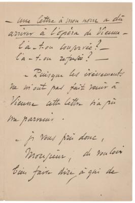 Lot #545 Jules Massenet Autograph Letter Signed - Image 2