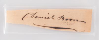 Lot #206 Daniel Boone Rare Signature - Bold Example of the Fabled Frontiersman - Image 2