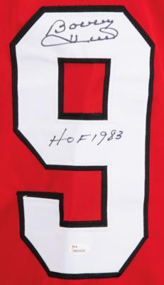 Lot #773 Chicago Blackhawks: Bobby Hull and Stan Mikita (2) Signed Hockey Jerseys - Image 3