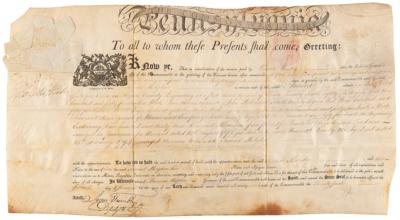 Lot #273 Thomas Mifflin Document Signed - Image 1