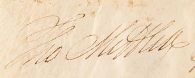 Lot #273 Thomas Mifflin Document Signed - Image 2