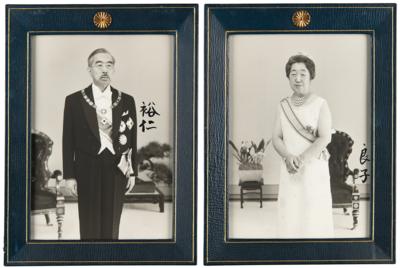 Lot #168 Emperor Hirohito and Empress Nagako Signed Photographs - Image 1