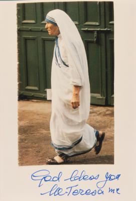 Lot #277 Mother Teresa Signed Photograph - Image 1