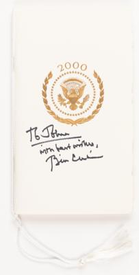 Lot #87 Bill Clinton Signed Presidential Medal of Freedom Program - Image 1