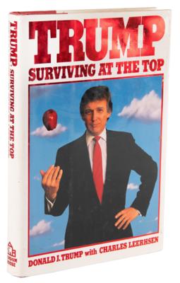 Lot #69 Donald Trump Signed Book - Surviving at the Top - Image 3