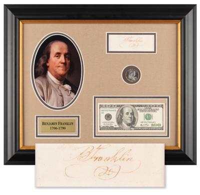 Lot #146 Benjamin Franklin Signature