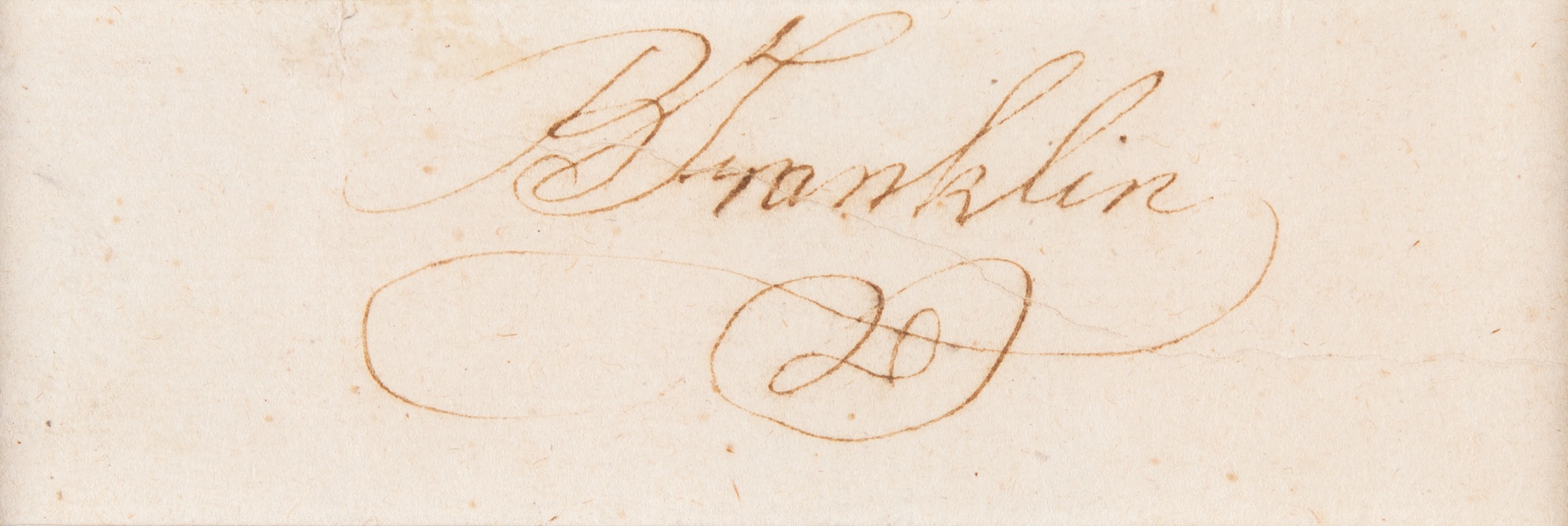 Lot #146 Benjamin Franklin Signature - Image 2