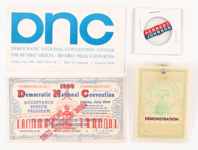 Lot #47 John F. Kennedy and Lyndon B. Johnson Signatures, in an Archive of 1960 Democratic National Convention Ephemera - Image 6