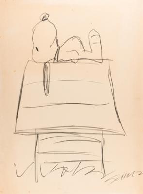 Lot #465 Charles Schulz Signed Oversized Original