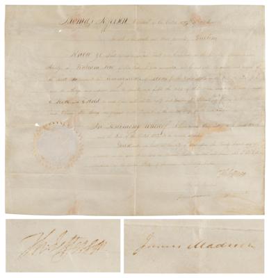 Lot #4 Thomas Jefferson and James Madison Document