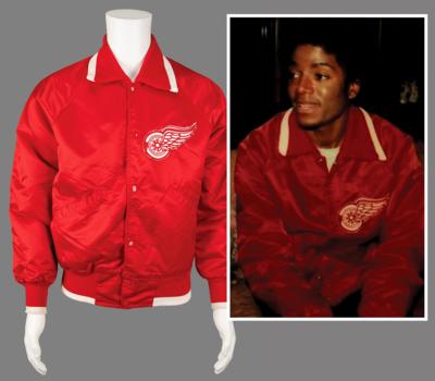 Lot #7355 Michael Jackson Personally-Owned and -Worn Detroit Red Wings Jacket - Image 7