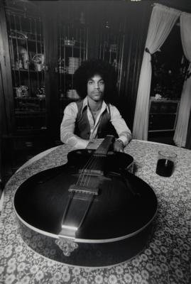 Lot #7403. Prince Original 'Minneapolis 1977' Oversized Limited Edition Photograph by Robert Whitman