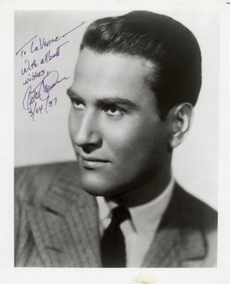 Lot #7200 Artie Shaw Signed Photograph - Image 1