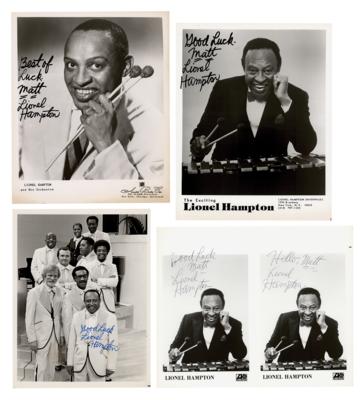 Lot #7191 Lionel Hampton Signed Photograph