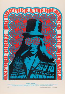 Lot #7226 Big Brother and the Holding Company 1966 Avalon Ballroom Concert Poster (Third Print) - Image 1