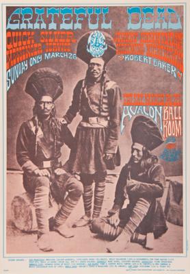 Lot #7155 Grateful Dead 1967 Avalon Ballroom Concert Poster (Second Print) - Image 1