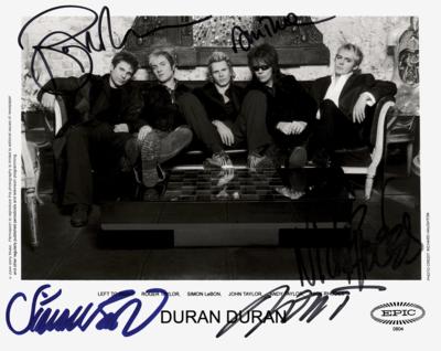 Lot #7334 Duran Duran Signed Photograph - Image 1