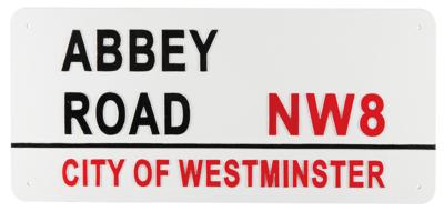 Lot #7046. Beatles: Original 'Abbey Road' Street Sign from Westminster, England