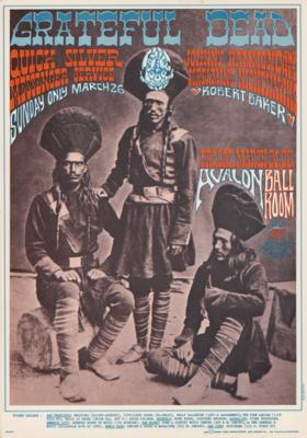 Lot #7153 Grateful Dead 1967 Avalon Ballroom Concert Poster (Second Print) - Image 1