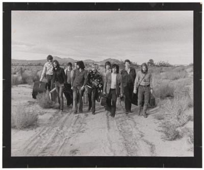 Lot #7248 Delaney & Bonnie & Friends 'On Tour with Eric Clapton' Back Album Cover Proof Photograph by Barry Feinstein - Image 2