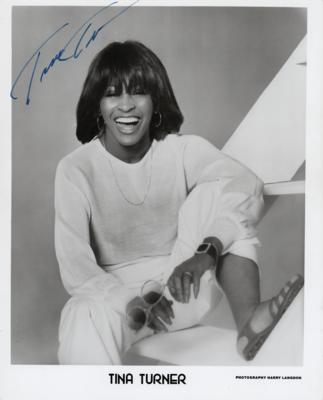 Lot #7301 Tina Turner Signed Photograph - Image 1