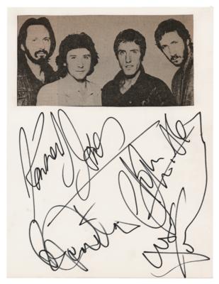 Lot #7144 The Who Signatures