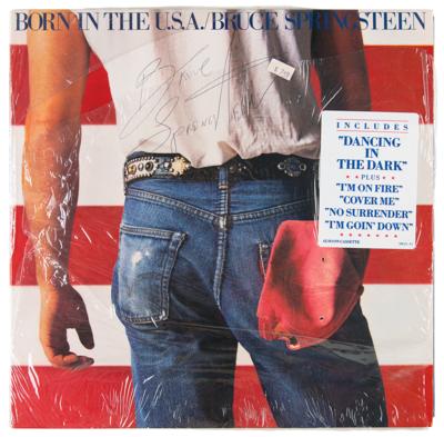 Lot #7256 Bruce Springsteen Signed Album - Born in