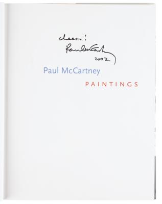 Lot #7074 Paul McCartney Signed Book - Paintings - Image 4