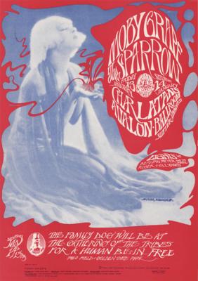 Lot #7235 Moby Grape 1967 Avalon Ballroom Concert Poster (First Print) - Image 1