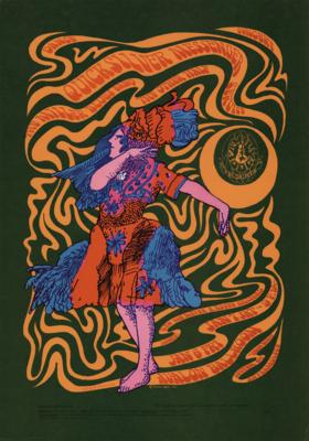 Lot #7237 Quicksilver Messenger Service and Steve Miller 1967 Avalon Ballroom Concert Poster (Second Print) - Image 1