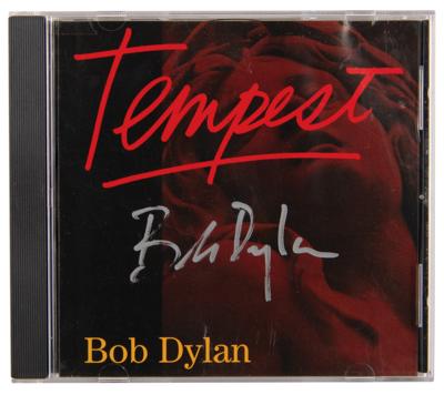 Lot #7098 Bob Dylan Signed CD - Tempest