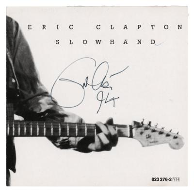 Lot #7274 Eric Clapton Signed CD Booklet - Slowhand - Image 1