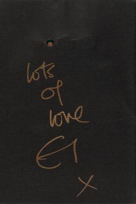 Lot #7275 Eric Clapton Signed 'Harmonic Melody’ Christmas Card - Image 2