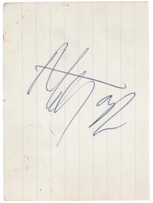 Lot #7140 Rolling Stones: Mick Jagger Signature