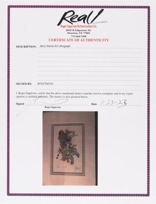 Lot #7152 Jerry Garcia Signed Lithograph - 'Rocker' (Ltd. Ed. #183/500) - Image 3