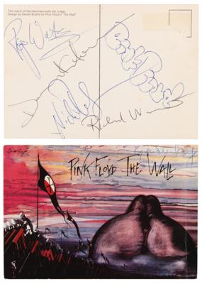 Lot #7165. Pink Floyd Signatures - Obtained During The Wall Tour