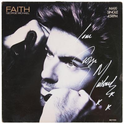 Lot #7451 George Michael Signed Single Album - 'Faith' - Image 1