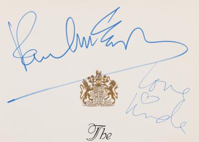 Lot #7035 Paul and Linda McCartney Signed 1986 Royal Variety Performance Program - Image 2