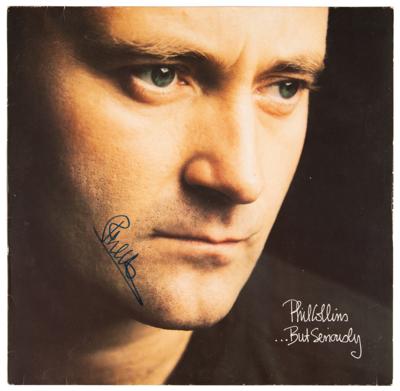 Lot #7326 Phil Collins Signed Album - …But