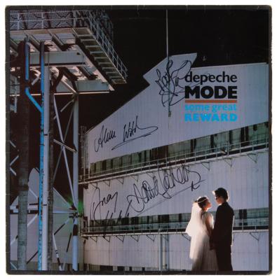 Lot #7330 Depeche Mode Signed Album - Some Great Reward - Image 1