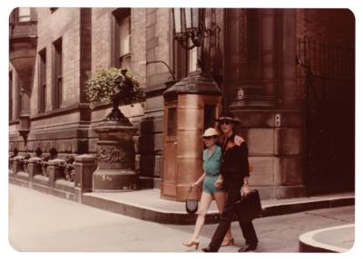 Lot #7021 John Lennon and Yoko Ono 'Watching the Wheels' Photograph by Paul Goresh - Image 1