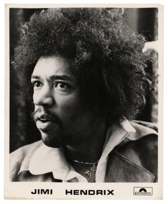 Lot #7116 Jimi Hendrix Vintage Polydor Records Promotional Photograph - Image 1